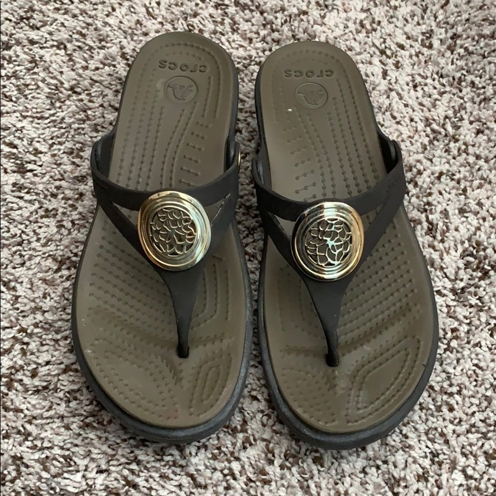 Croc sandals